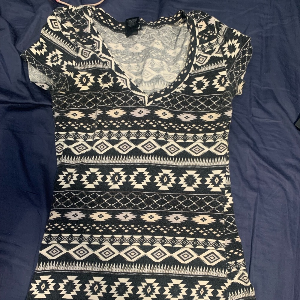 Cute black and white womens t shirt